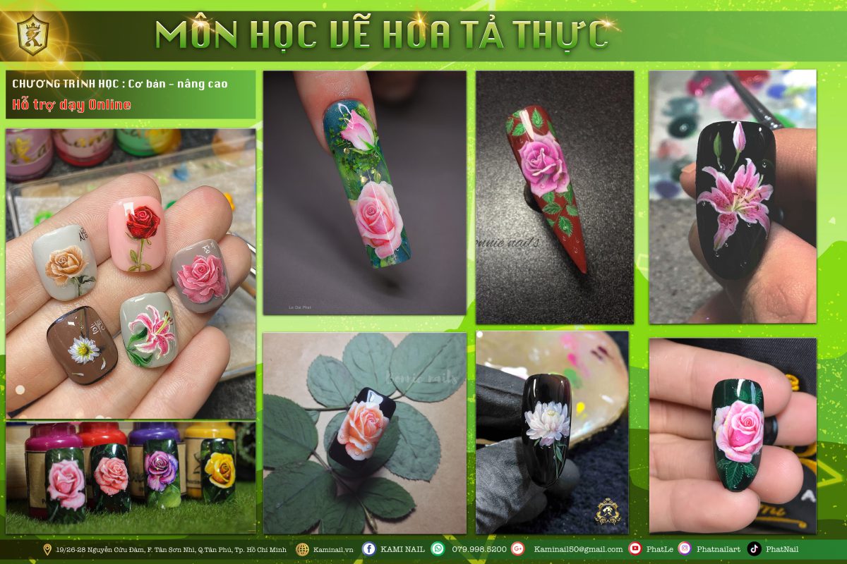 MÔN HỌC VẼ HOA TẢ THỰC