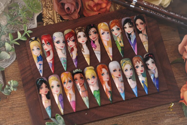 Mẫu vẽ hoạt hình công chúa disney của học viên Le Dai Phat 3