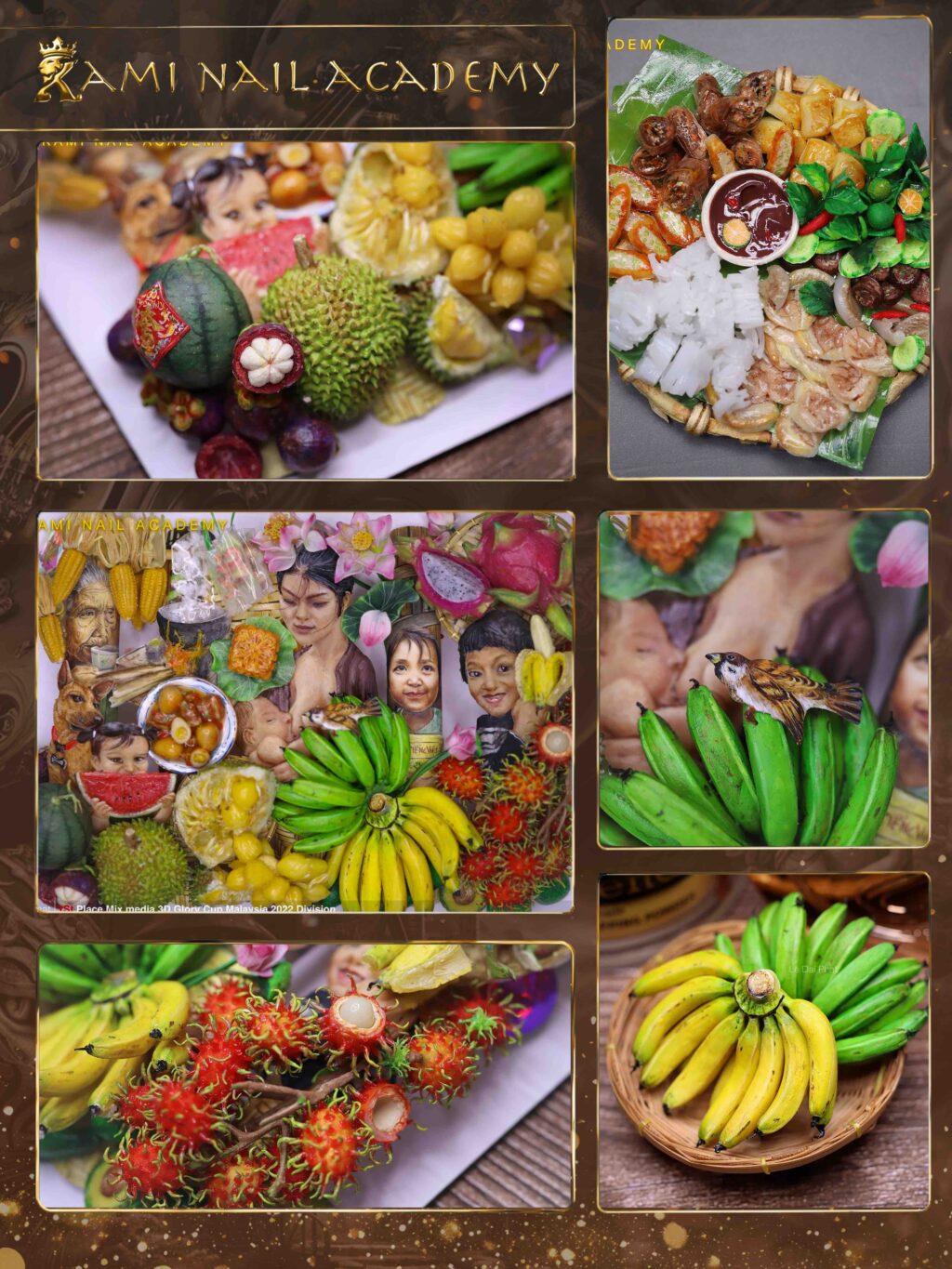 MẪU BÀI THI FLAT 3D – FANTASY TẠI KAMINAIL